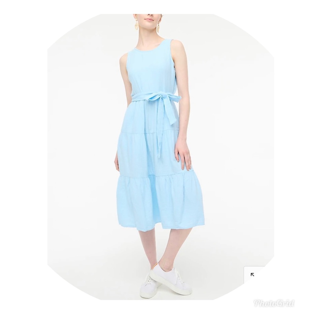 J. CREW Factory Gauze Midi Dress